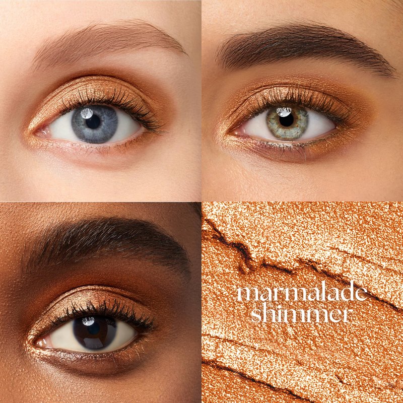 Julep Eyeshadow 101 Cream-to-Powder Waterproof Shadow Stick – Marmalade Shimmer – Long-Lasting, Crease-Proof, Orange Apricot Shimmer Cream Eyeshadow with Built-in Smudger