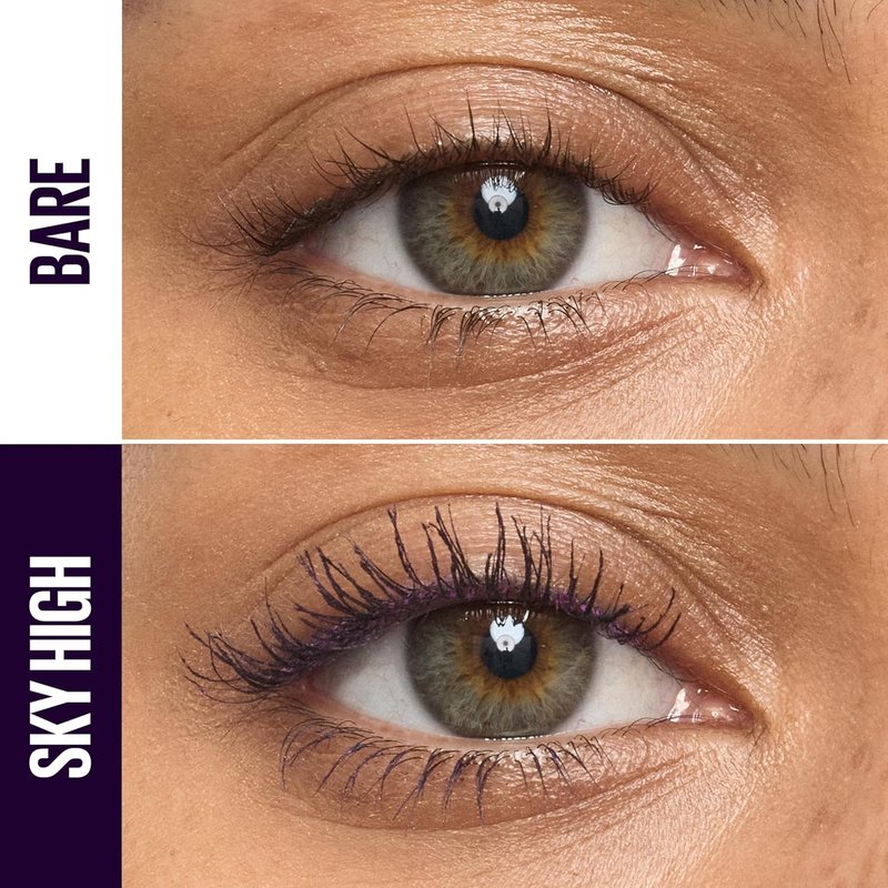 Maybelline Lash Sensational Sky High Mascara - Volumizing & Lengthening Formula | Plum Twilight, 1 Count