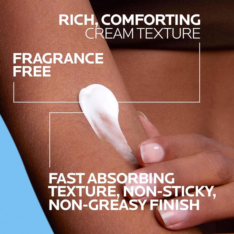 La Roche-Posay Lipikar AP+MAX Body Cream - Triple Repair Moisturizer with Shea Butter & Niacinamide for Dry Skin