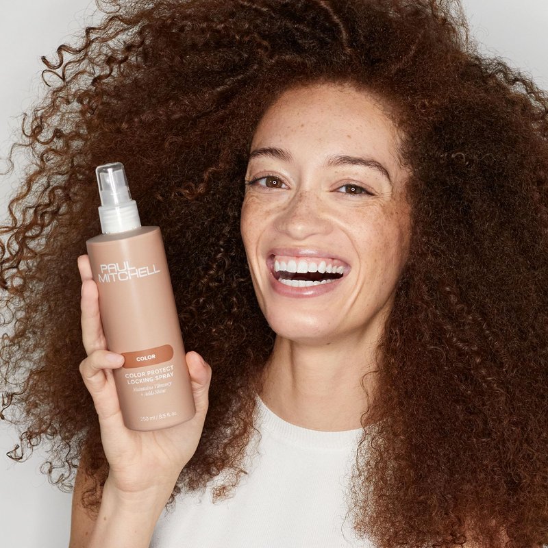 Paul Mitchell Color Protect Locking Spray, Intense Repair, For Color-Treated Hair