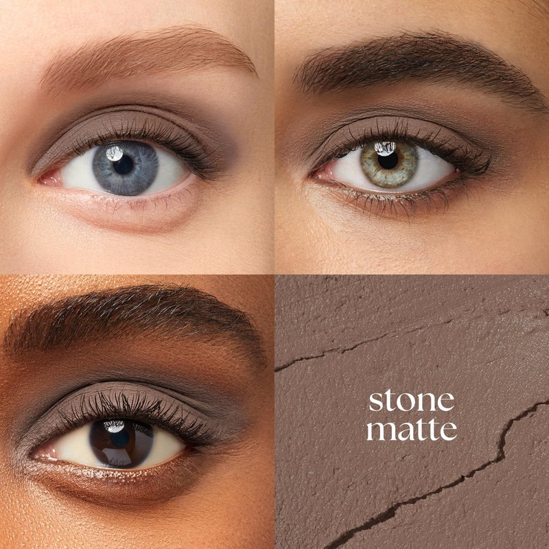 Julep Eyeshadow 101 Cream-to-Powder Waterproof Eyeshadow Stick – Stone Matte – Long-Lasting, Buildable, Crease-Proof, Cruelty Free, Matte Finish with Built-In Smudger