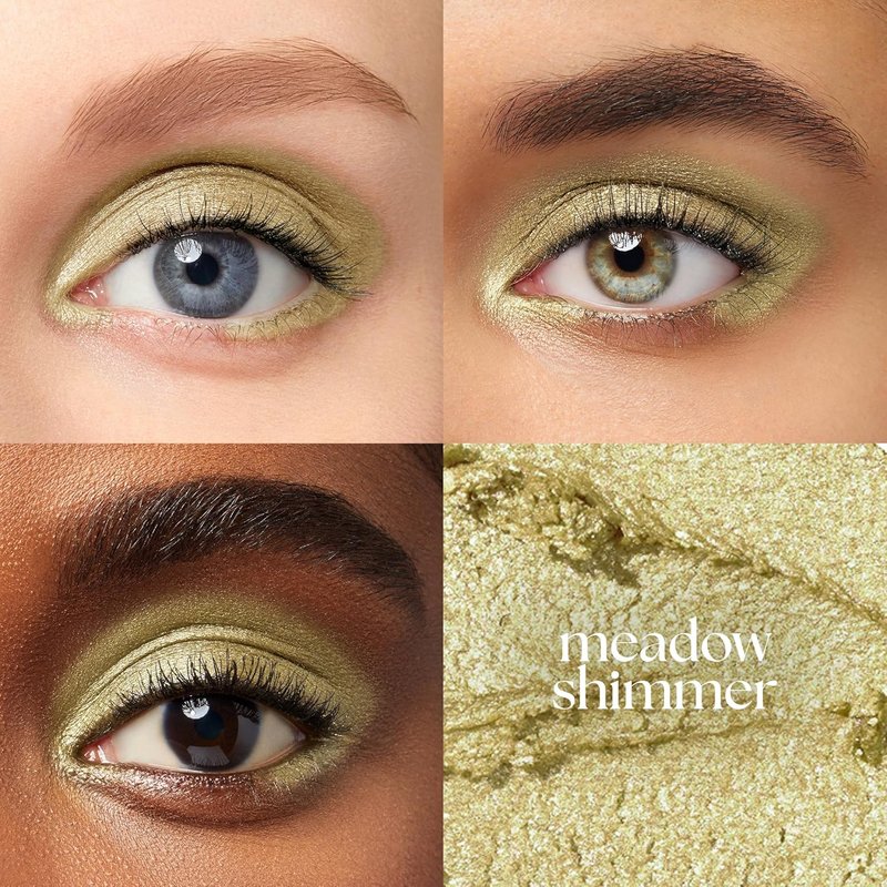 Julep Eyeshadow 101 Cream-to-Powder Waterproof Eyeshadow Stick – Meadow Shimmer – Long-Lasting, Buildable, Crease-Proof, Cruelty Free, Shimmer Finish with Built-In Smudger