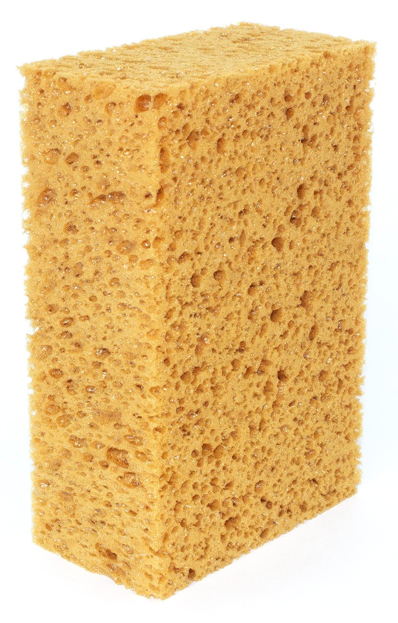 Okleen Car Wash Sponge. Made in Europe. 7.9x5.1x2.8 inches. Large Sponge for Auto, Truck, Motorcycle, Bike Washing. Boat Bail Sponge