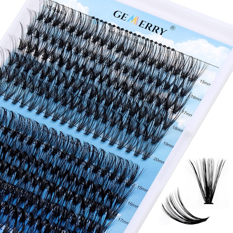 Individual Lashes - 240pcs C Curl 0.07mm Cluster Lashes | Soft & Natural Mink Mix 15-20mm