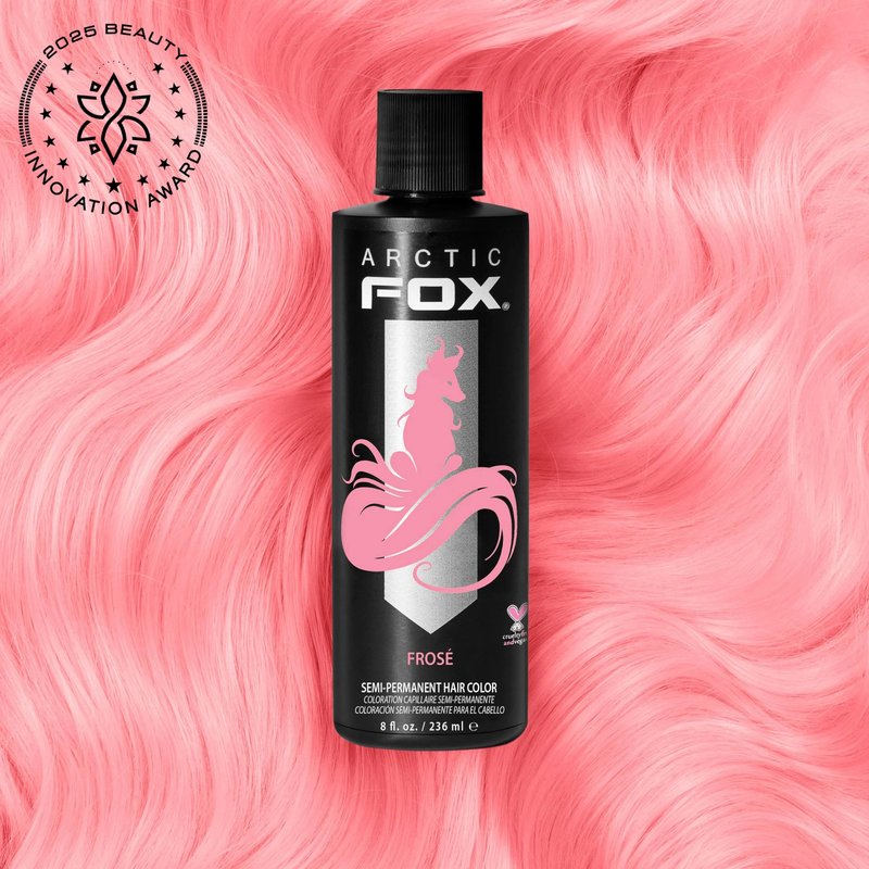 ARCTIC FOX Vegan and Cruelty-Free Semi-Permanent Hair Color Dye (8 Fl Oz, FROSE)