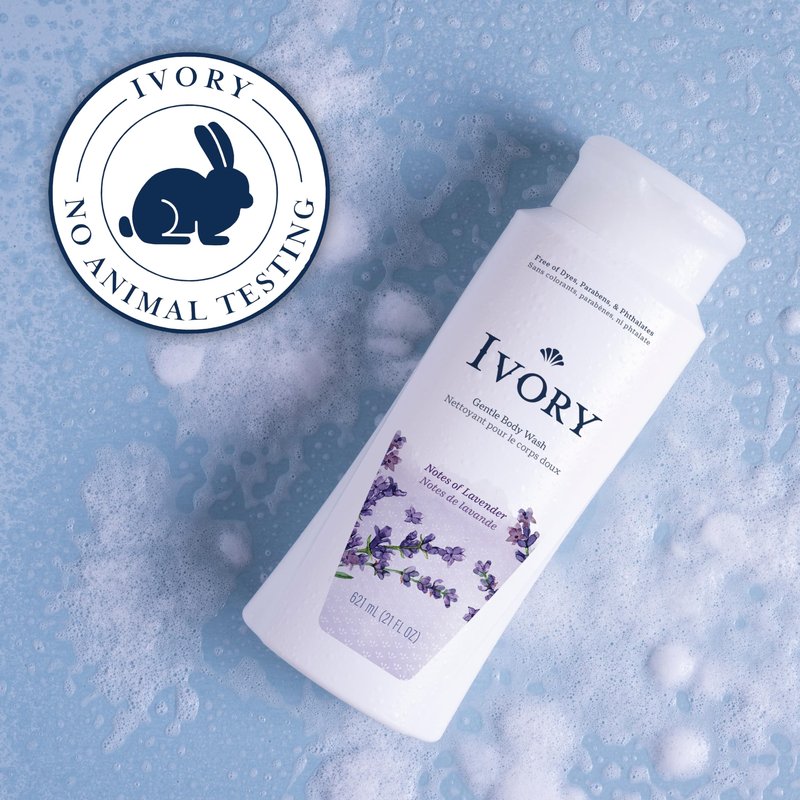Ivory Lavender Body Wash, 21 Ounce