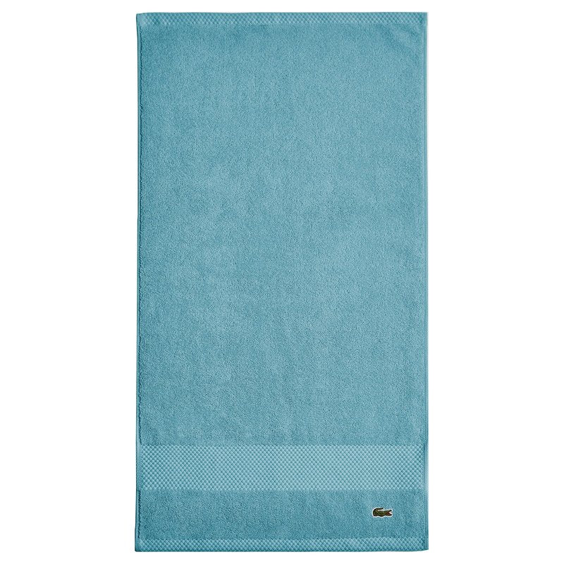 Lacoste Heritage 100% Supima Cotton Hand Towel, Celestial, 16" x 30" – Highly Absorbent & Quick Drying, Premium Super Soft Bath Towel, Bathroom Essential, Gift for All Occasions, Machine Washable