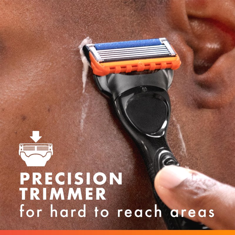 Gillette Fusion5 Power Razor for Men, 1 Gillette Power Razor Handle + 1 Blade Refill, (Pack of 2)