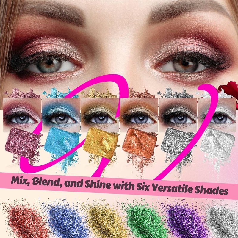 Skiennix Eyeshadow Making Kit - 18 Color Professional Palette with Mirror | Create Custom Shimmer & Matte Shades