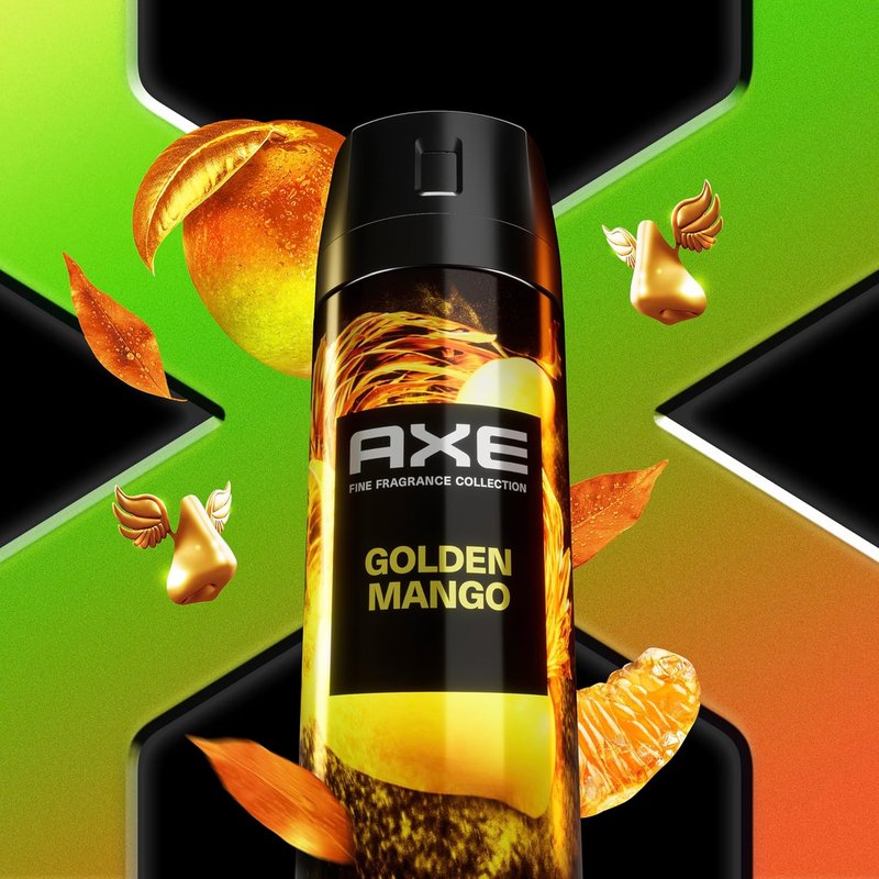 Axe Fine Fragrance Collection Deodorant Body Spray for Men - 4-Pack Variety with 72H Odor Protection | Aluminum-Free, 4 oz