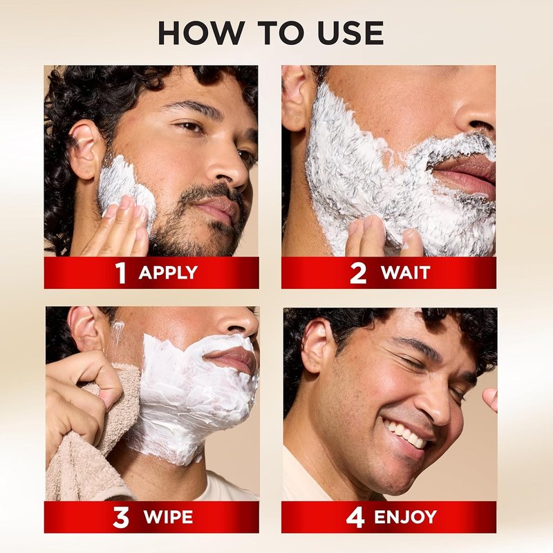 Magic Razorless Shaving Cream - Extra Strength Depilatory Hair Removal for Body Hair | 6 oz