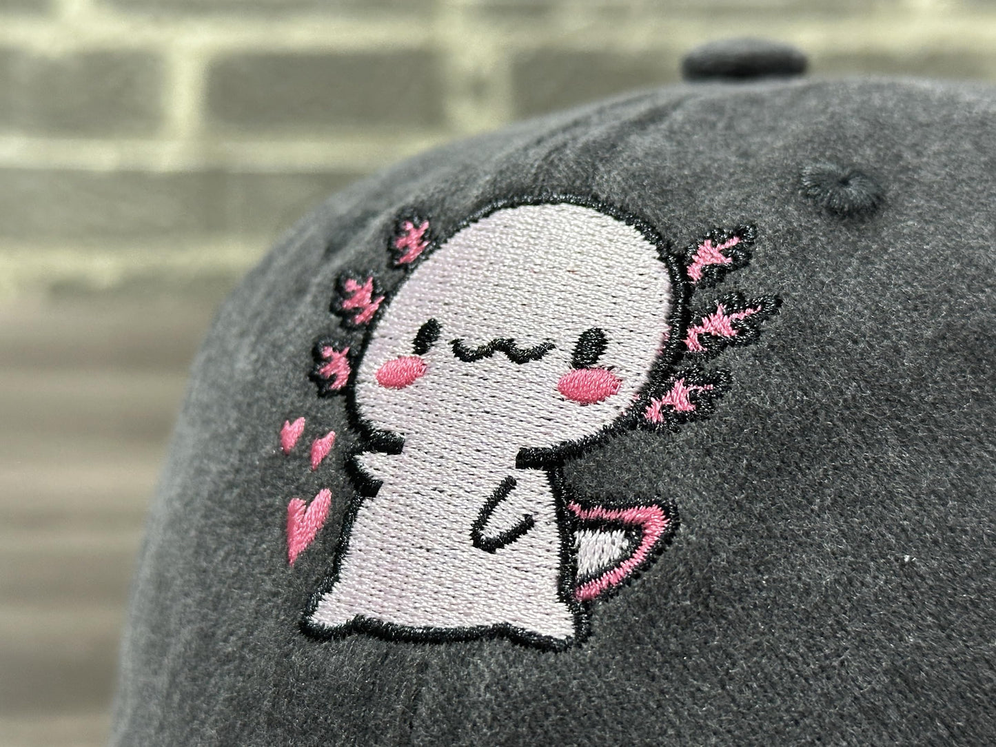 Horpe Kids Axolotl Baseball Hat, Mexican Salamander Gifts for Boys Girls
