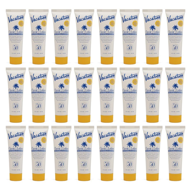 Mini Classic Sunscreen Lotion SPF 50 - Water-Resistant Travel Size | 1 Fl. Oz. (Value Pack of 24)