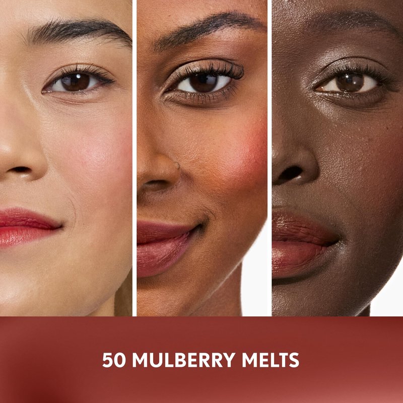 COVERGIRL Clean Fresh Jelly Water Tint, Lip & Cheek Tint, Transfer-Proof, Hydrating - 50 Mulberry Melts (Mahogany)