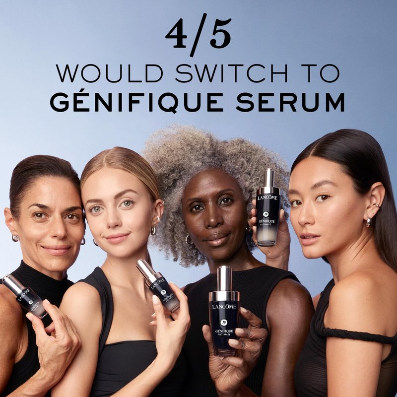 Lancôme Génifique Ultimate Recovery Serum Limited-Edition Gift Set – 2 Full-Size: 1.7 fl. oz. & 1.0 fl. oz. – Beta-Glucan-Infused, Moisture Barrier Repair & Surface Renewal – Anti-aging Serum