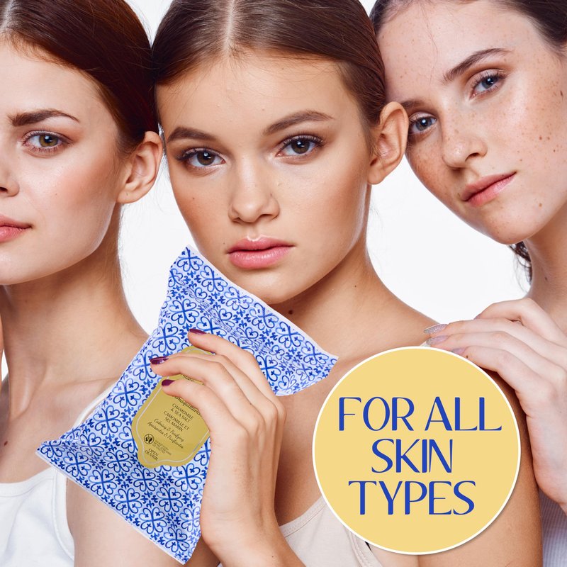 120pc Makeup Removing Facial Wipes 4-Pack Variety Pack – Lemon/Aloe, Sea Kelp/Vitamin E, Tomato/Green Tea, Chamomile/Sea Salt