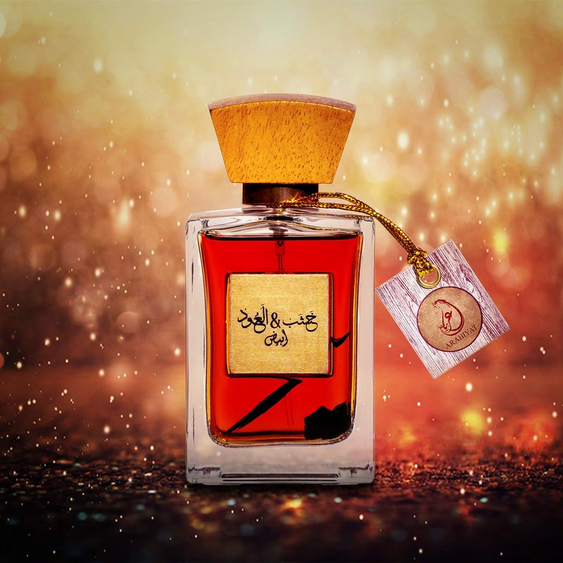 ARABIYAT Khashab & Oud Eau de Parfum – 100ml Arabic Spray for Men and Women, Luxury (White)