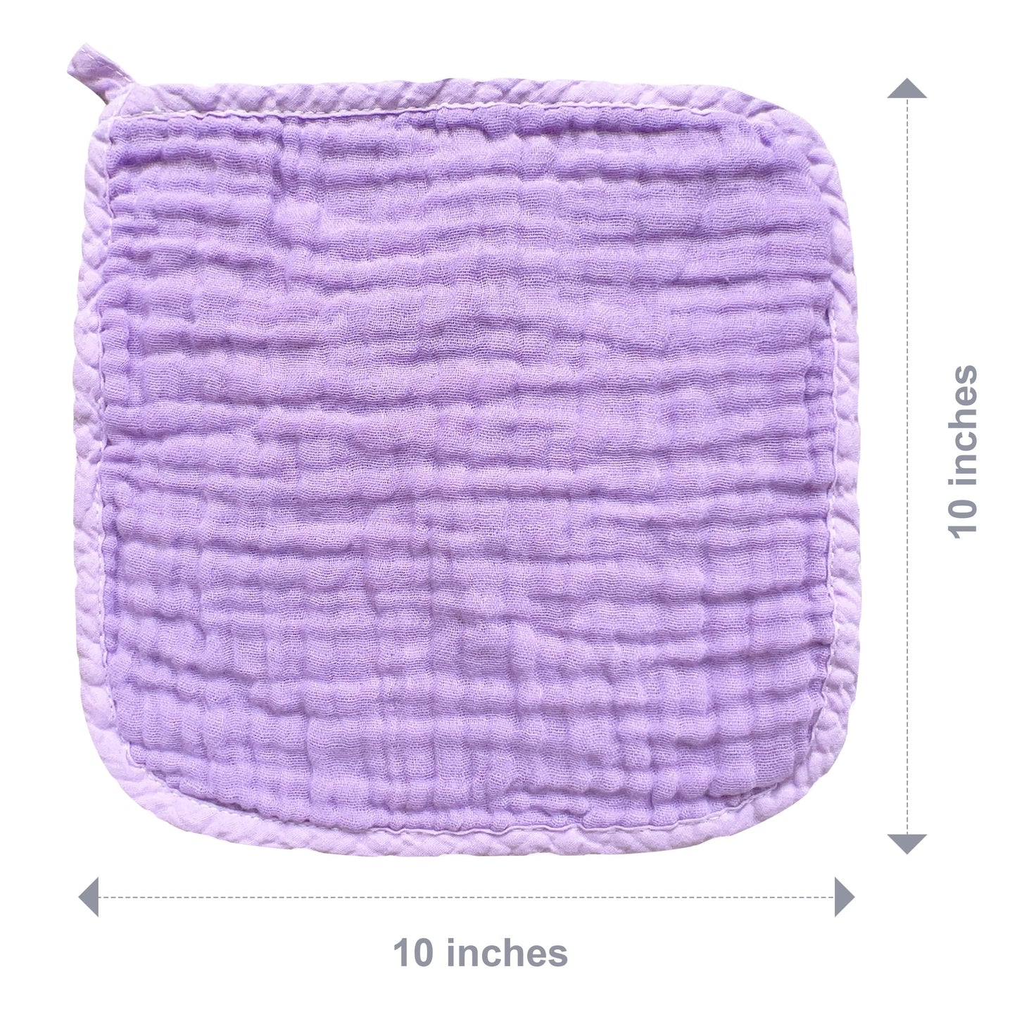 SWEET DOLPHIN 12 Pack Baby Muslin Washcloths - Soft Face Cloths for Newborn, Absorbent Bath Wash Cloths, Wipes, Burp Rag - Toddlers Essentials Stuff, Baby Registry as Shower -10"x10", Multicolor
