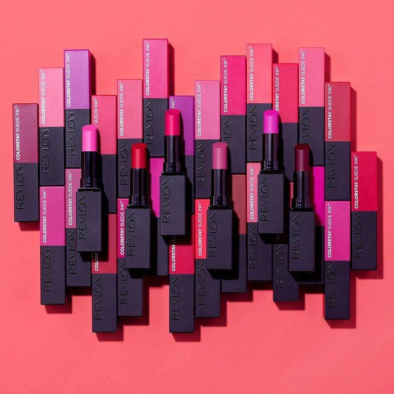 Revlon ColorStay Suede Ink Lipstick - Waterproof Matte Finish, Infused with Vitamin E | 013 Stir The Pot, 0.09 oz