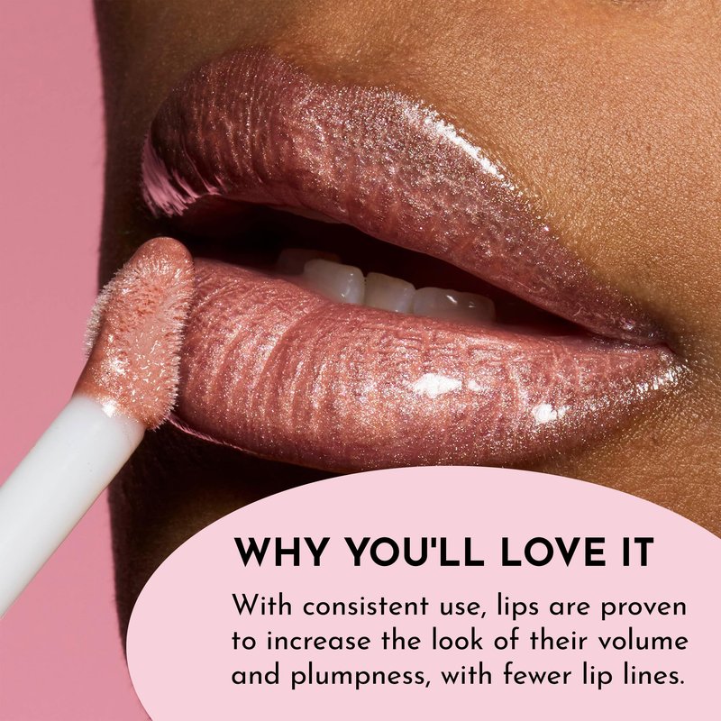 Lawless Forget the Filler Lip Plumping Line Smoothing Gloss - Premium Volumizing Lip Gloss with Natural Ingredients Designed to Plump, Firm, and Hydrate Lips 0.11 oz