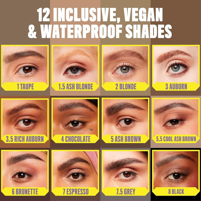 NYX Micro Brow Pencil - Precise Eyebrow Pencil for Defined Brows | Chocolate Shade