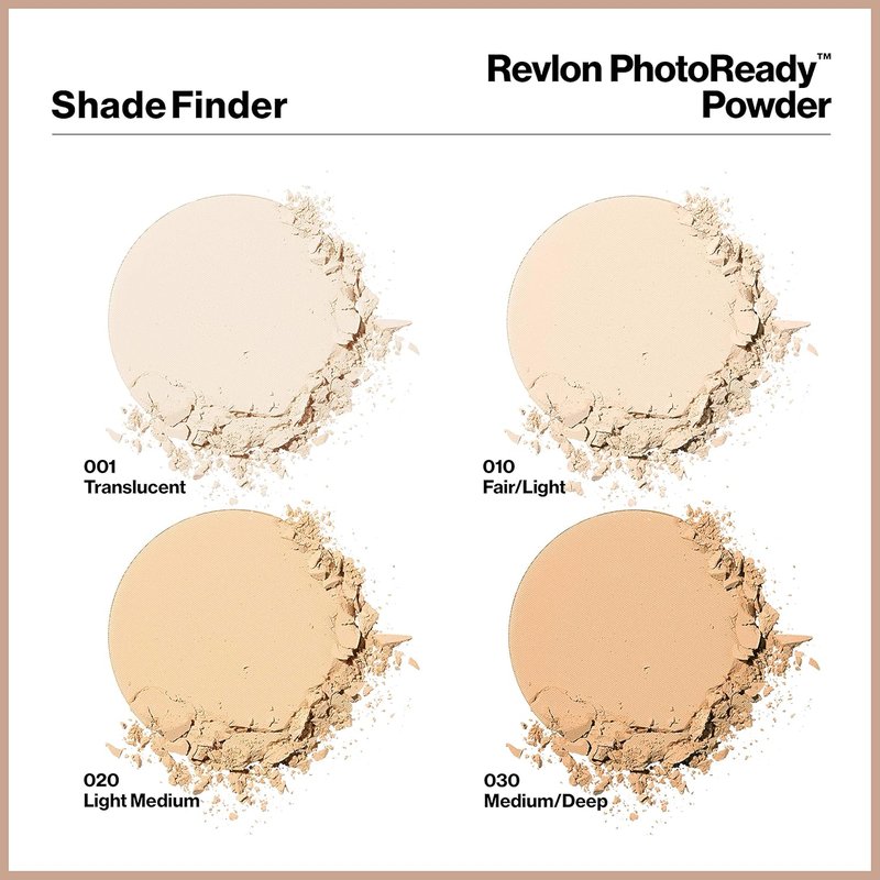 Revlon PhotoReady Blurring Face Powder - Longwear, Oil-Free Makeup for Flawless Finish | 0.25 oz, Light Medium