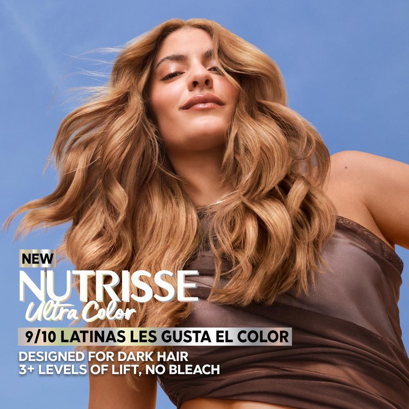 Garnier Nutrisse Ultra Color Hair Color, Permanent Hair Dye for Up to 8 Weeks of Bold, Vibrant Results, Vegan & Cruelty-Free, LC1 Hi-Lift Light Brown (Salted Caramelo), 2 Count
