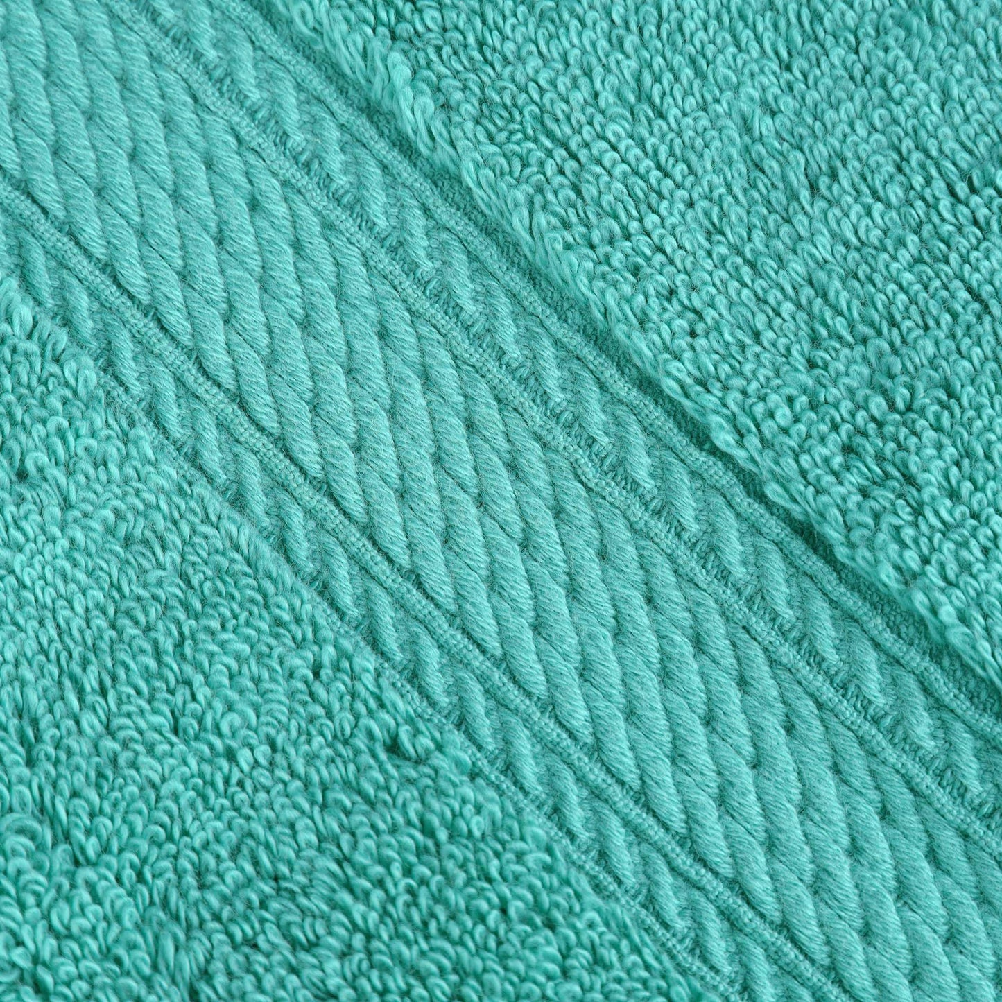 Superior Egyptian Cotton Pile 9 Piece Towel Set, Includes 3 Bath, 3 Hand, 3 Face Towels/Washcloths, Ultra Soft Luxury Towels, Thick Plush Essentials, Guest Bath, Spa, Hotel Bathroom, Turquoise
