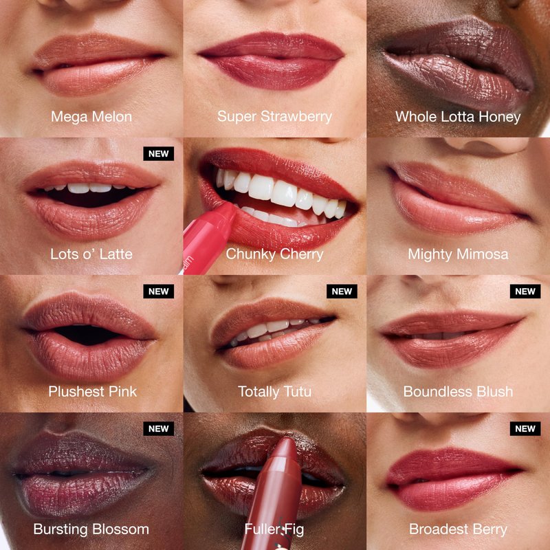 Clinique Chubby Stick Tinted Lip Colour Balm | With Shea Butter | Moisturizing + Hydrating | Natural-Looking Lip Tint, Fuller Fig