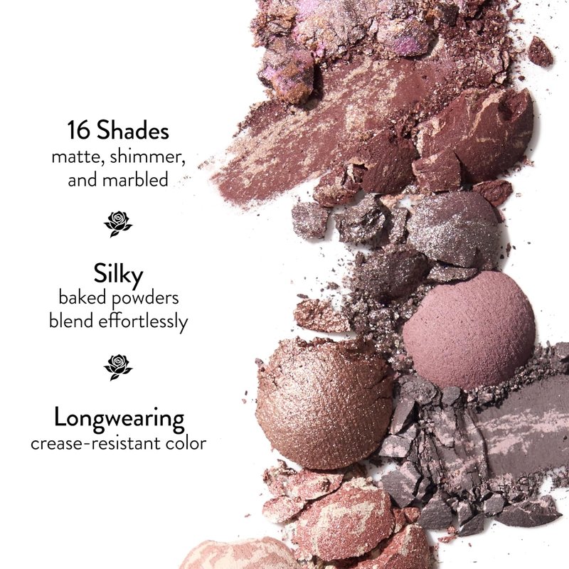 Laura Geller Marble-ous Eyeshadow Palette | 16 Baked & Marbled Shades in Matte & Satin Finishes