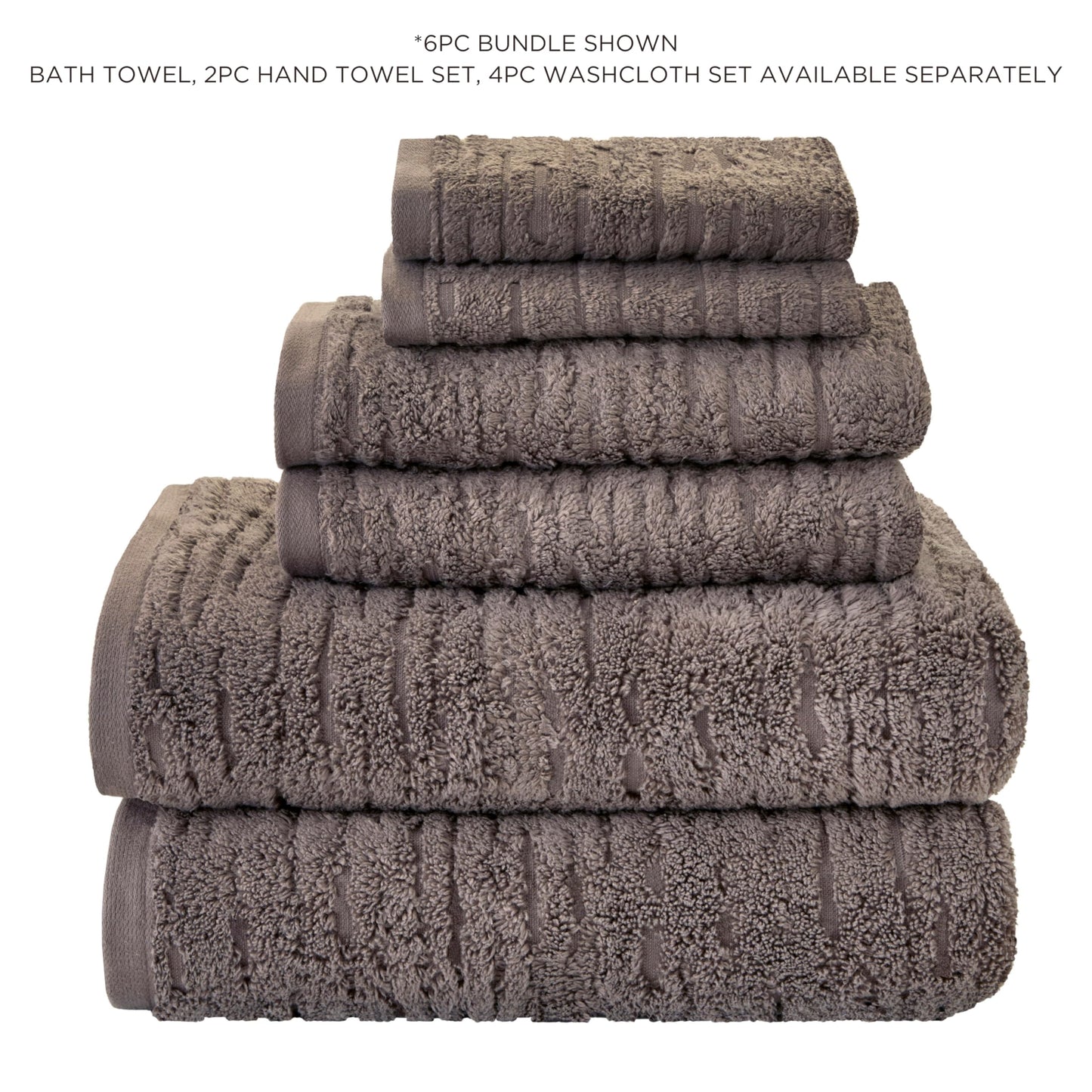 SKL Home CloudSoft Cotton Luxury Bath Towel for Bath & Gift, Mink Brown