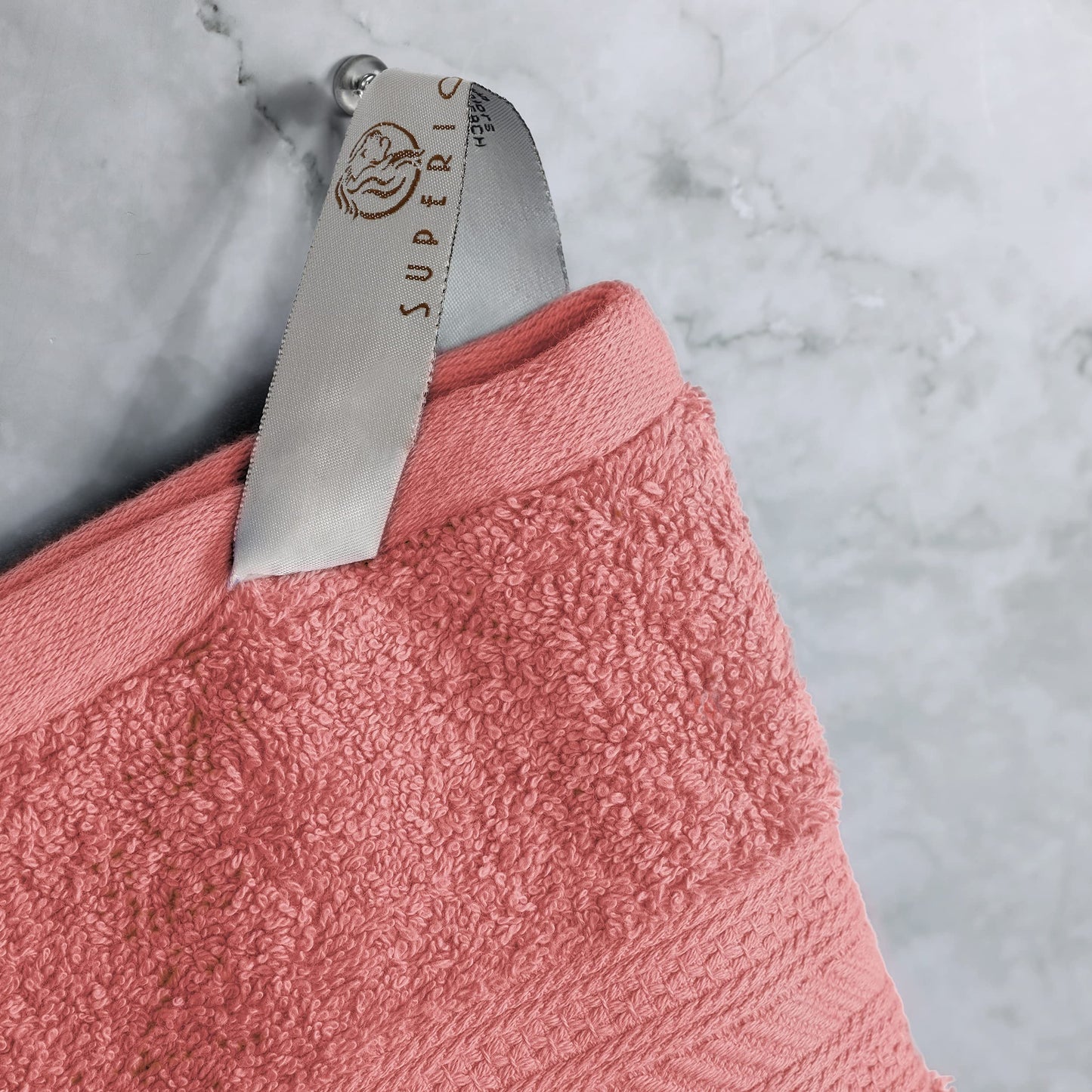 Superior Long Staple 100% Combed Cotton 700GSM 2-Piece Solid Bath Sheet Set for Bathroom, Shower, Kitchen-Super Soft, Plush, Highly Absorbent, Assorted 2-Piece Bath Seets, Blush