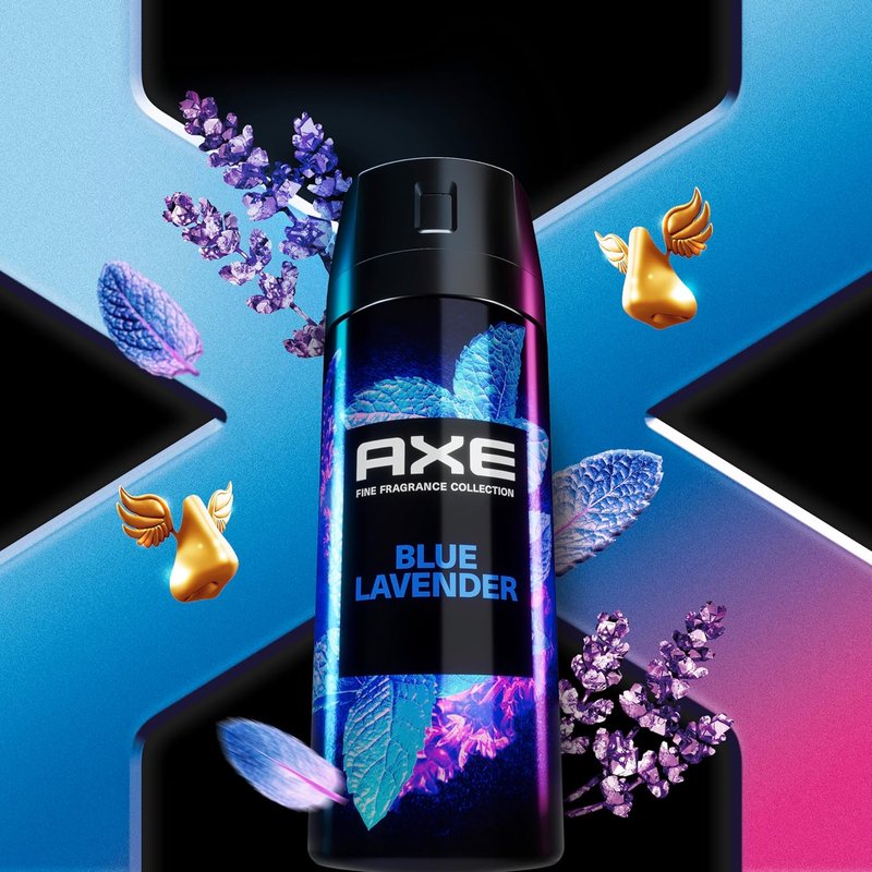 Axe Fine Fragrance Collection Deodorant Body Spray for Men - 4-Pack Variety with 72H Odor Protection | Aluminum-Free, 4 oz