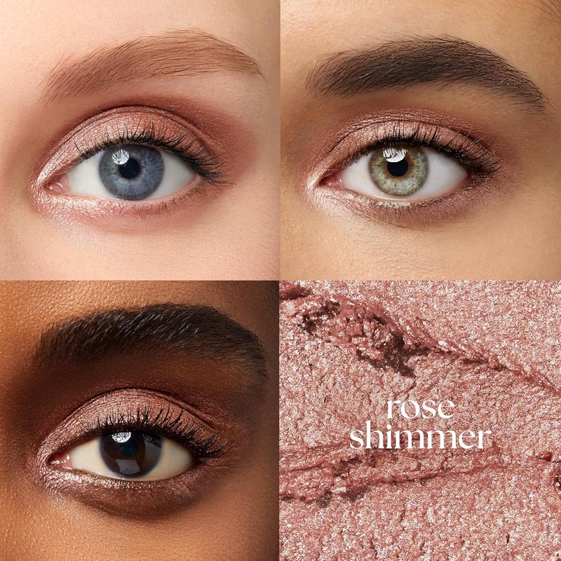 Julep Cream-to-Powder Waterproof Eyeshadow Stick - Rose Shimmer | Long-Lasting, Buildable, Cruelty-Free