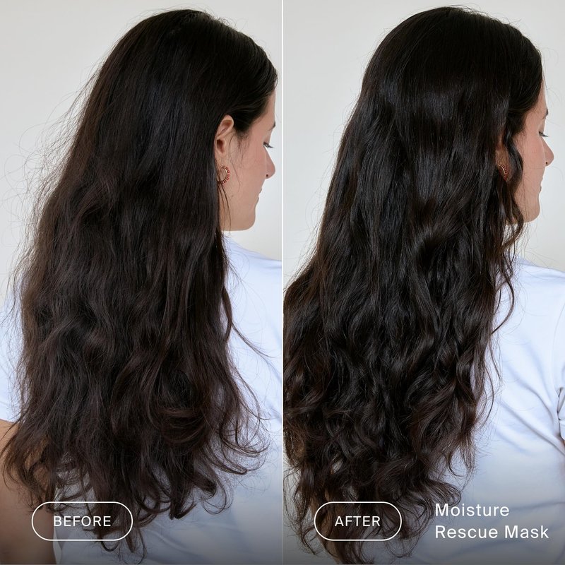 Living proof Moisture Rescue Hair Mask & Deep Conditioner for Dry & Damaged Hair, Deep Conditioning Repair Treatment, 8 oz