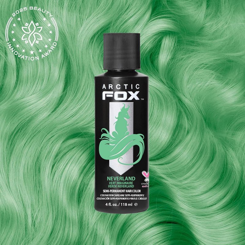 Arctic Fox Semi-Permanent Hair Dye - Pastel Mint Green | Vegan, Ammonia-Free, Long-Lasting Formula, 4 Fl Oz