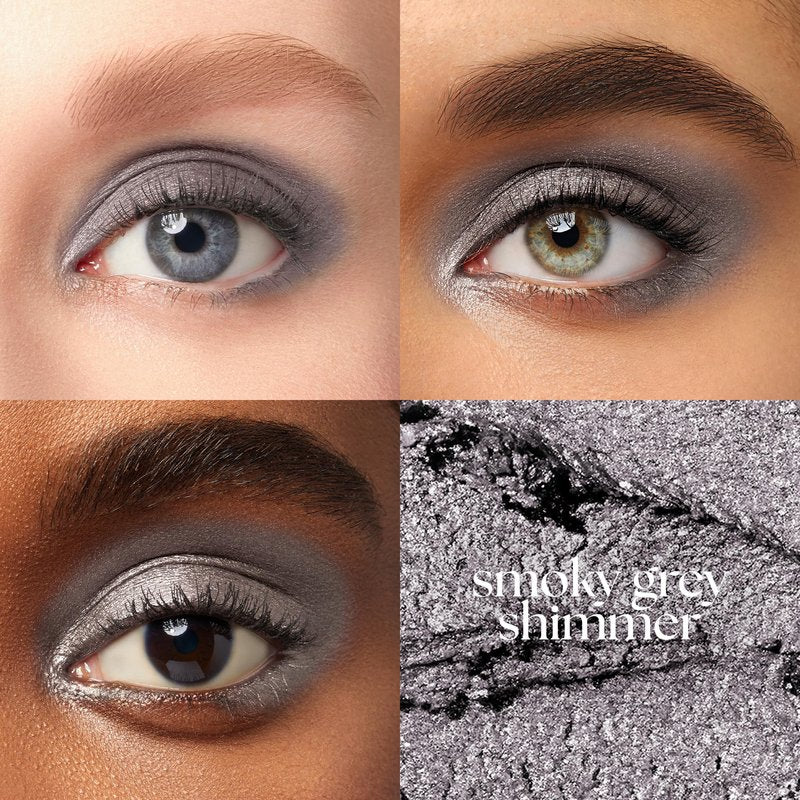 Julep Eyeshadow 101 Cream-to-Powder Waterproof Eyeshadow Stick – Smoky Grey Shimmer – Long-Lasting, Buildable, Crease-Proof, Cruelty Free, Shimmer Finish with Built-In Smudger
