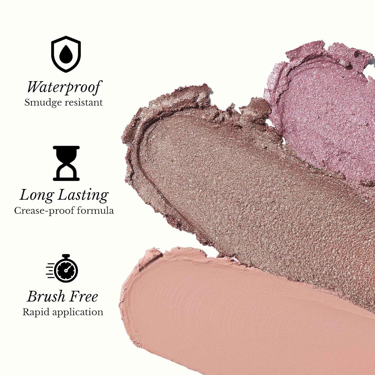 Zev Eyeshadow Stick - ShadeRush 2-in-1 Cream Eyeshadow with Built-in Smudger - Waterproof Mocha Matte