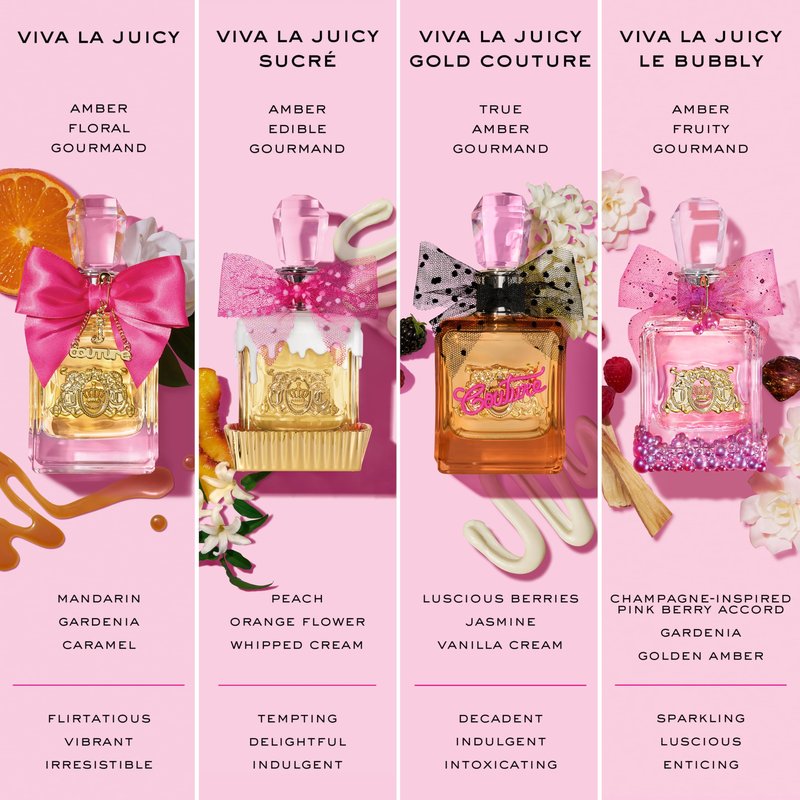 Juicy Couture Viva La Juicy Eau De Parfum Spray Pen, Women's Perfume with Notes of Mandarin, Gardenia & Caramel, Gift for Her, Floral & Sweet Perfume for Women, EDP Travel Spray Pen, 0.33 fl oz