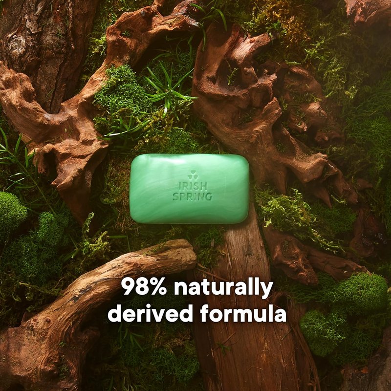 Irish Spring Bar Soap - Original Clean Scent for Men | Fresh & Mild Formula, 3.7 Ounce - 3 Count (Pack of 8)