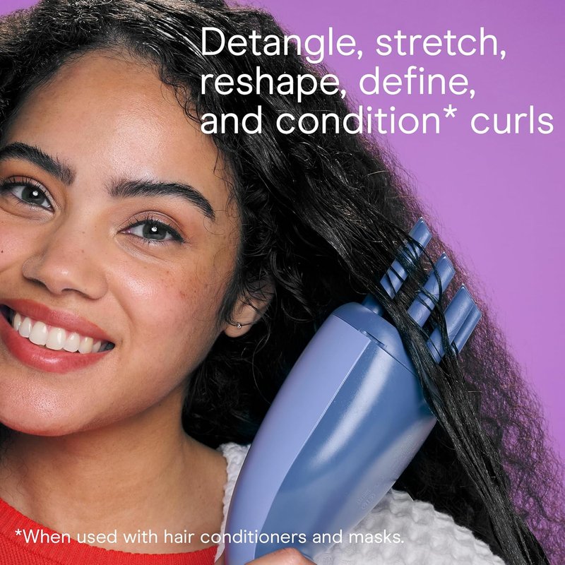 Infiniti PRO by CONAIR Hair Steamer - Portable Styling Tool with 7-Inch Diffuser, Quick 30-Second Heat-Up, Blue