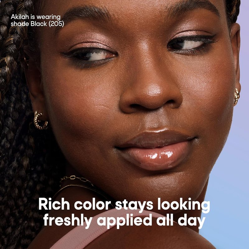 Almay All-Day Eyeliner Pencil - Smudge Proof & Waterproof Eye Makeup | Hypoallergenic, 205 Black, 0.01 oz