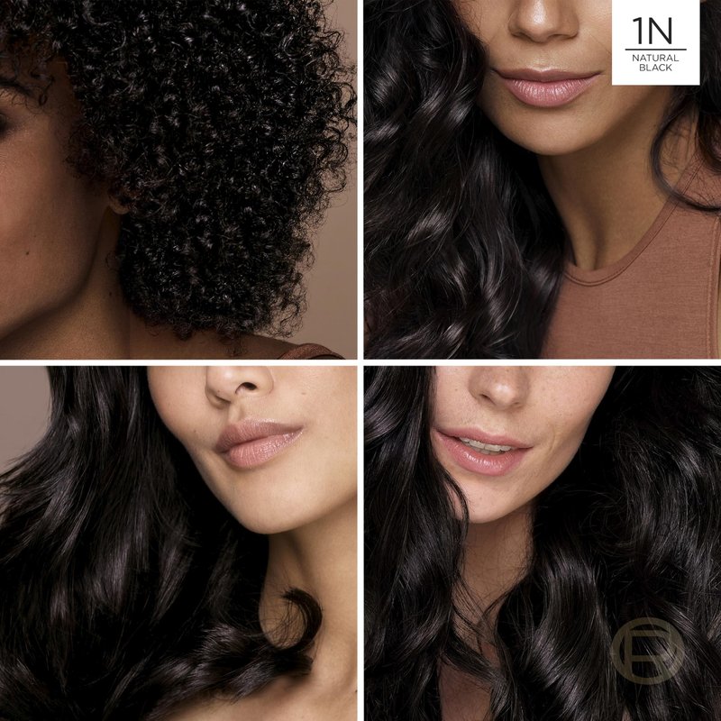 L’Oreal Paris Excellence Universal Nudes Permanent Hair Color, Ammonia Free Hair Dye for Gray Hair Coverage, 1N Natural Black, 1 Hair Dye Kit