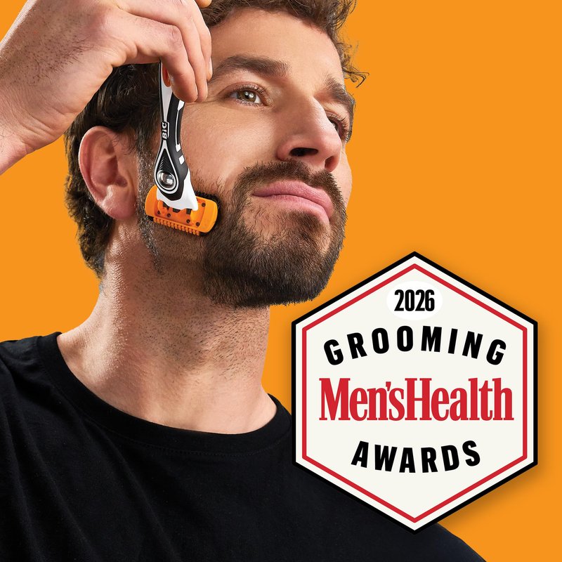 BIC Flex 5 Trim and Shave Men's Grooming Kit, 3-in-1 Beard Trimmer, Razor & Precision Edger, No Battery or Charging Required, 5-Blade Shave, Face & Body, 3 Cartridges + 6 Trimmers
