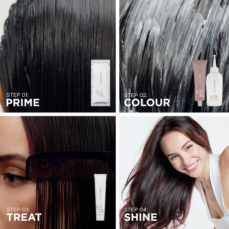 Clairol ColorStrong Permanent Hair Dye, Ammonia‑Free, PPD‑Free, 100% Gray Coverage with Bonding System, 6.1 Light Ash Brown - Machu Picchu Hair Color, Pack of 1