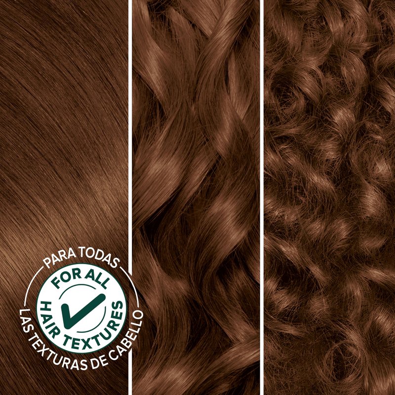 Garnier Nutrisse Ultra Crème Hair Color, Permanent Hair Dye with 100% Gray Coverage, Vegan & Cruelty-Free, 535 Medium Gold Mahogany Brown (Chocolate Caramel), 2 Count