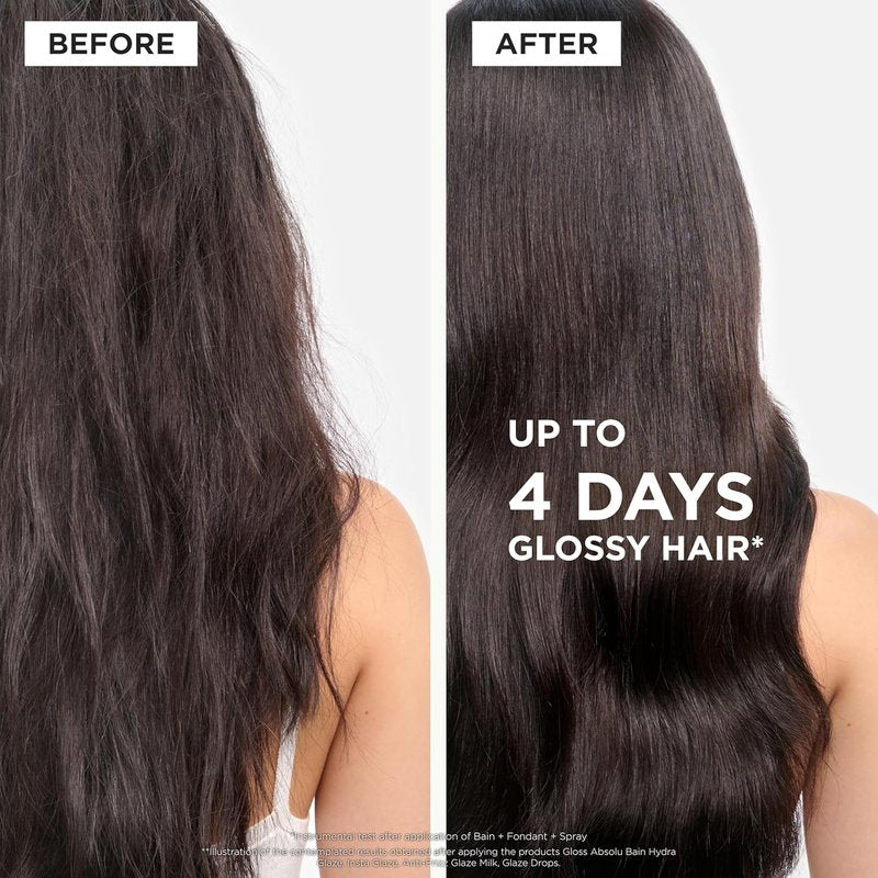 Kérastase, Gloss Absolute Shampoo Conditioner Heat Protection Trial Kit for Long Frizz Prone Hair