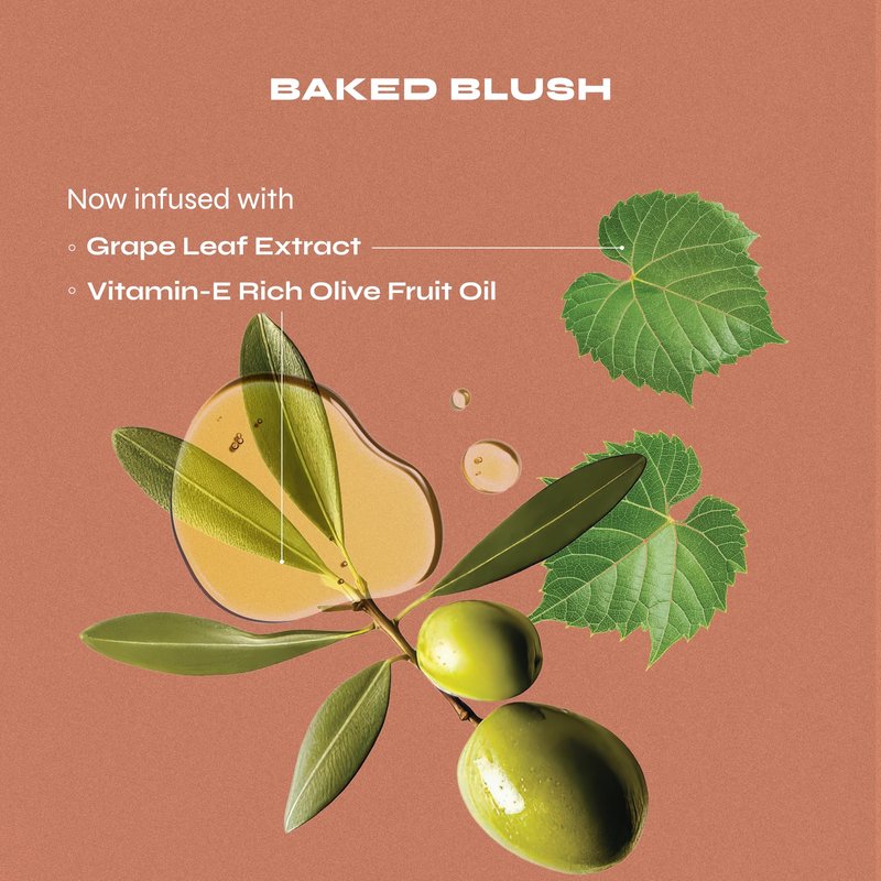 Milani Baked Blush, Updated Powder Blush for Cheeks, Cruelty Free Makeup - Shape, Contour & Highlight Face for a Shimmery or Matte Finish - Luminoso
