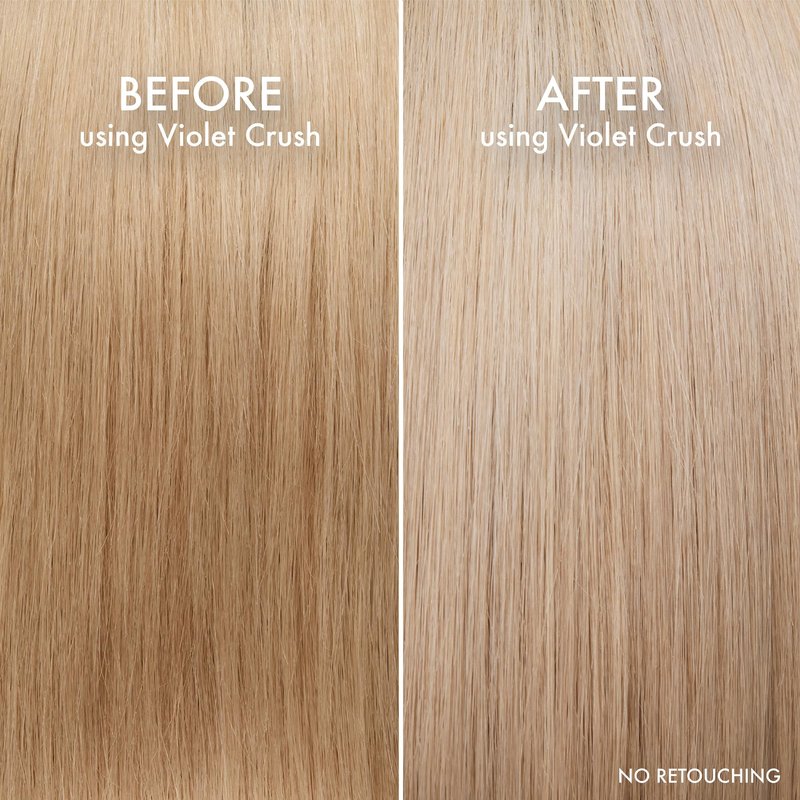 John Frieda Violet Crush Purple Conditioner for Blonde Hair, Toning Conditioner with Crushed Violet Pigments to Neutralize Brassy Tones, 8.3 fl oz