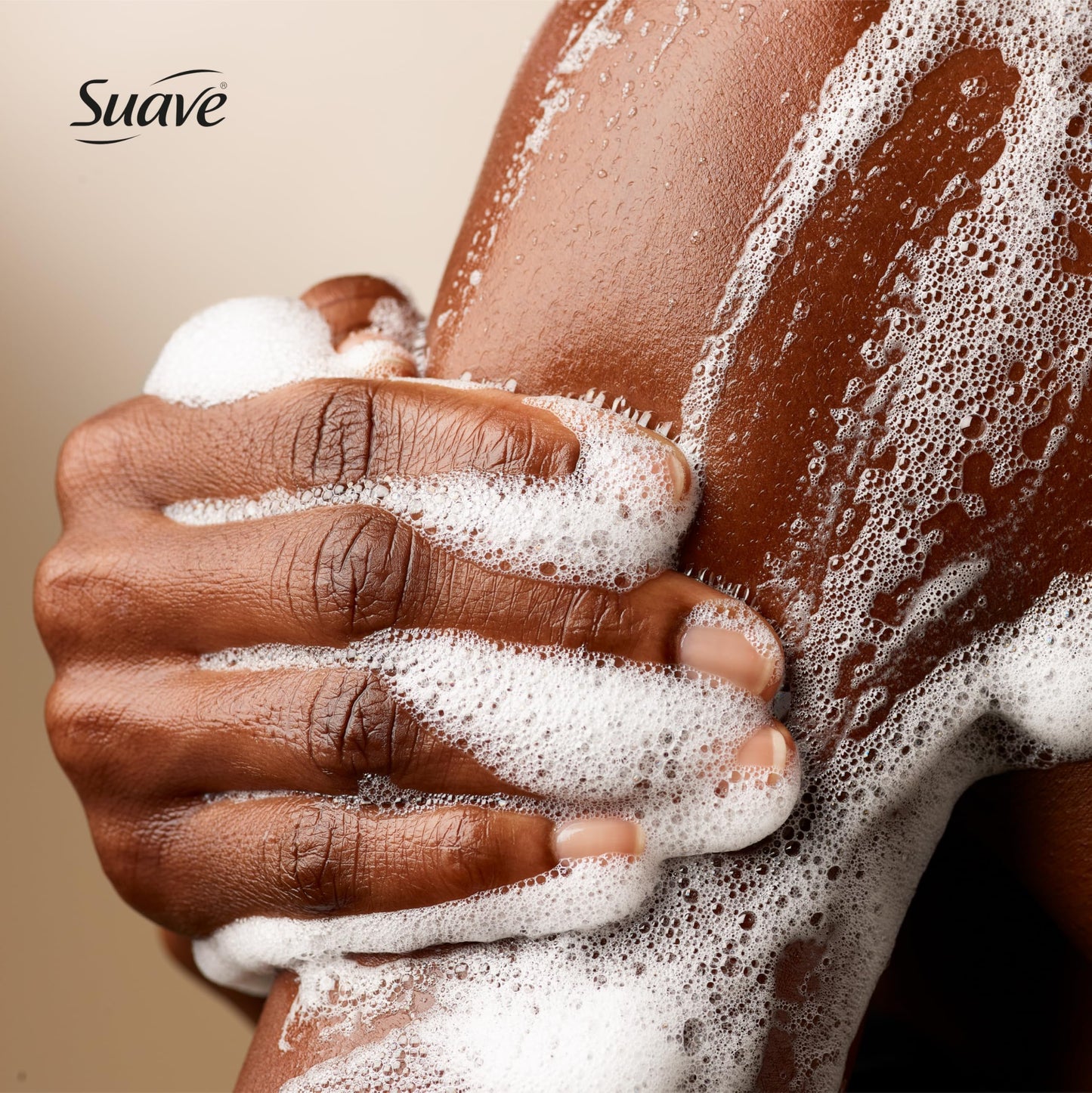 Suave Sweet Pea & Violet Moisturizing Body Wash with Glycerin & Vitamin E, Hydrating Formula For Soft, Smooth Skin, Long Lasting Fragrance, Paraben Free, 18 FL OZ